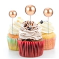 thumbnail image 3 of IFANLANDOR 100pcs Cake Toppers Cake Picks Silver for Anniversary Events, 3 of 8