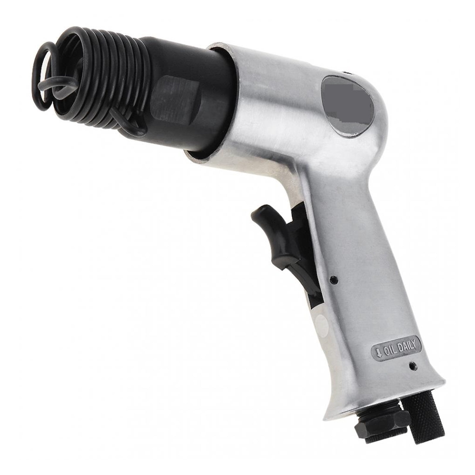 120mm Professional Pneumatic Concrete Breaker Handheld Pistol Gas Shovels Air Hammer Small Rust Remover Pneumatic Tools With 4 Chisels Jack Hammer Chisel ,Efficient and Reliable