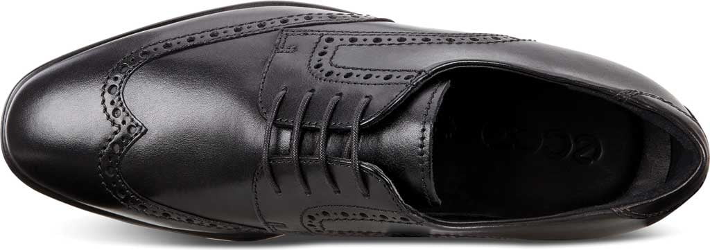 Men s ECCO Melbourne Wingtip Tie Oxford Cocoa Brown Leather 47 M Walmart