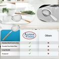 thumbnail image 4 of Alpine Cuisine Stainless Steel Strainer 14-Inch with Durable Mesh & Sturdy Wood Handle - Kitchen Gadgets Tools & New Home Kitchen Essentials - Perfect for Sift, Strain, Drain, Oil & Tea, 4 of 7