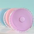 thumbnail image 5 of 2 Roue d'Exercice de Hamster, 12cm Accessoire de Cage de Roue de Hamster Silencieux Transparent, Jouet Hamster, Roue de Course pour Chinchilla Gerbils Bleu Rose, 5 of 5