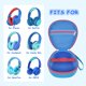 thumbnail image 2 of Estuche para Audífonos Infantiles PAIYULE Plegable con Cable Azul, 2 of 9
