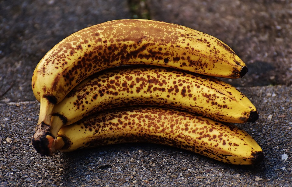 Healthy Fruits Fruit Brown Spots Yellow Bananas12 Inch BY 18 Inch