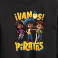 thumbnail image 3 of Santiago of The Sea - Vamos Piratas - Toddler And Youth Crewneck Fleece Sweatshirt, 3 of 5