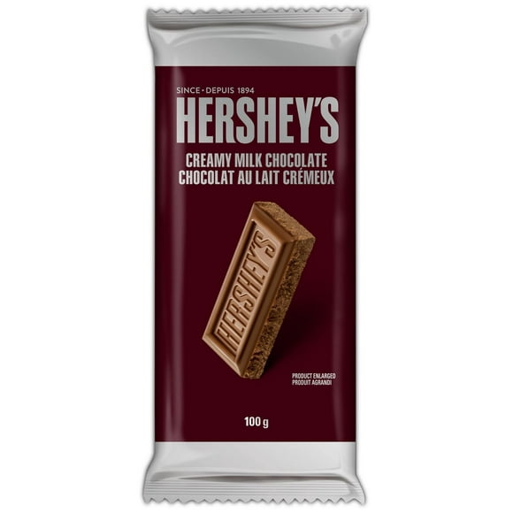 Barre de chocolat au lait crémeux HERSHEY'S format familial 100g