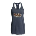 thumbnail image 1 of Artix - Women's Racerback Tank Top, up to Women Size 2XL - Horses Herd, 1 of 2