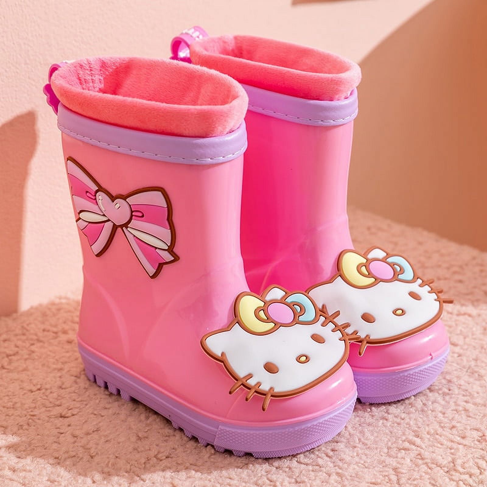 Sanrio Hello Kitty Rubber Rain Boots Cartoon Cinnamoroll Kuromi Kid‘s ...