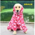 thumbnail image 1 of Xiao Hua Chubasquero impermeable para perros, ropa ligera para la lluvia con capucha tipo poncho (S, A07), 1 of 2