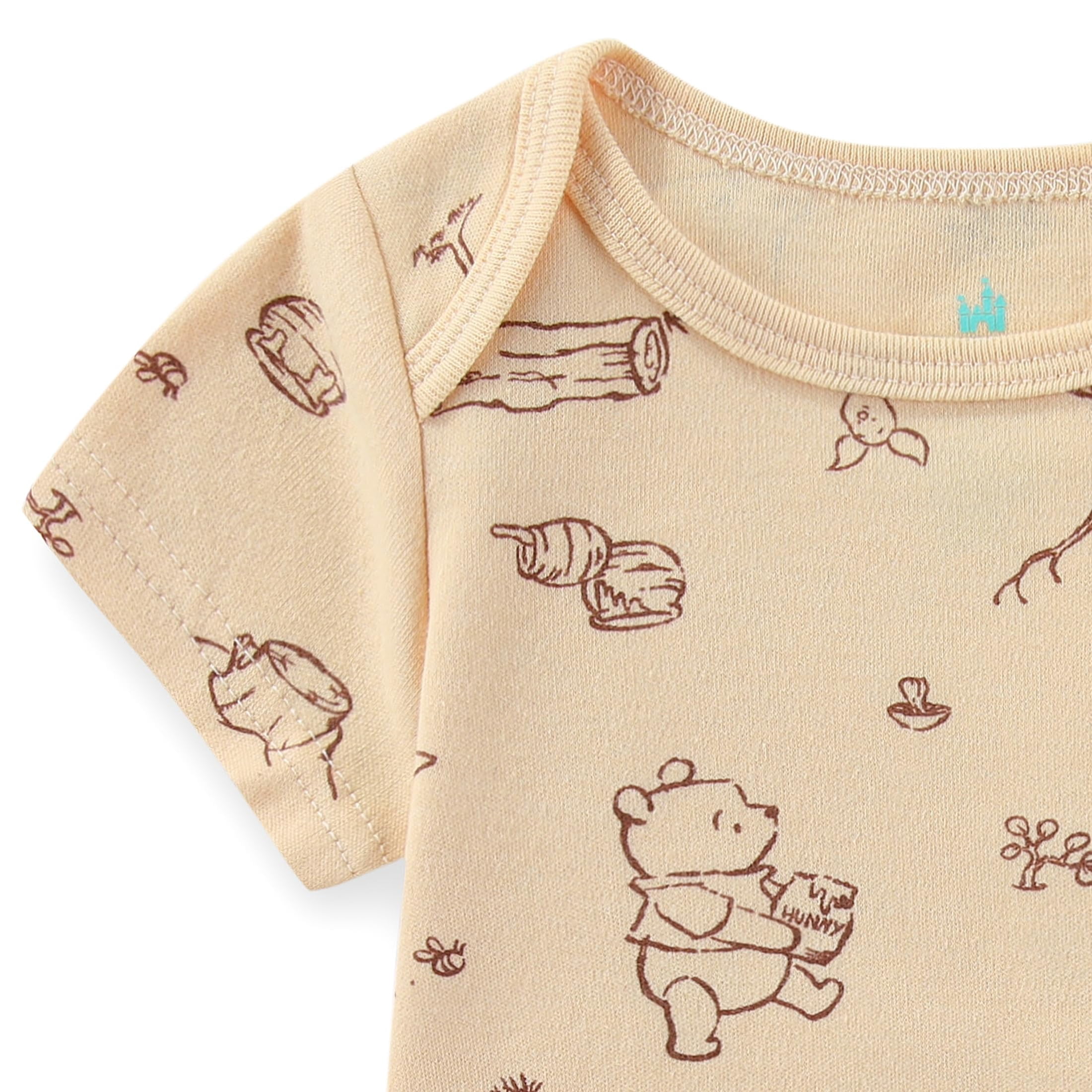 Disney Winnie the Pooh Bodysuit (Baby Boys), 3 Pack, Sizes 3M-12M