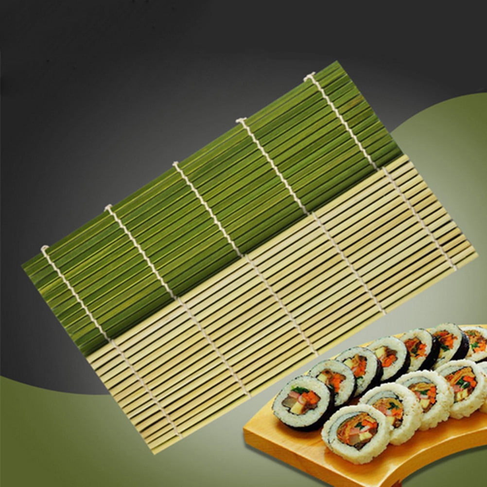 TureClos Sushi Mat Bamboo Sushi Rolling Mat Lightweight Durable Natural Bamboo  Sushi Rolling Mat Sushi Making Tool for Family 
