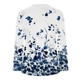 thumbnail image 4 of Camisas Awdenio para mujer, blusa informal de moda juvenil, cuello en V, camisa de tres cuartos, tops estampados de otoño, sudaderas, ofertas, 4 of 4