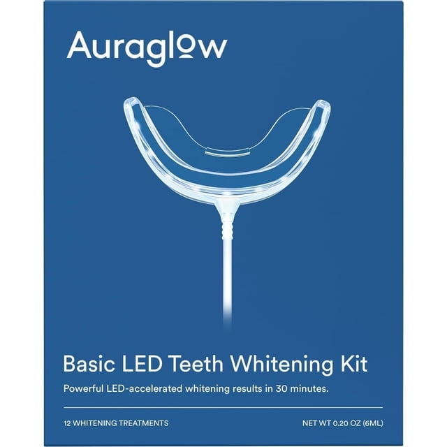 Kit de blanqueamiento dental Auraglow Wired LED con peróxido de carbamida al 35%
