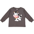 thumbnail image 3 of Inktastic Cute Cow, Baby Cow, Little Cow, Farm Animal Boys or Girls Long Sleeve Toddler T-Shirt, 3 of 5