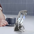thumbnail image 3 of Designed for iPhone 16 Kickstand Case with Camera Lens Protector Film [Rotatable Ring Holder Stand] Clear Rugged Shockproof Protective Phone Case for iPhone 16 Wowen Men, Gray, 3 of 10