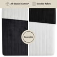 thumbnail image 4 of Mainstays Corduroy Quilt, Full/Queen, Black, Reversible Bedding, 4 of 9
