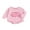Pink, variant on Bagilaanoe Newborn Baby Girl Valentine's Day Rompers Letter Print Long Sleeve Bodysuits 3M 6M 12M 18M 24M Infant Casual One Piece Short Jumpsuit