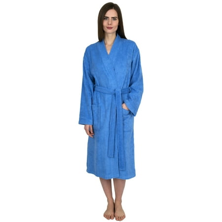

TowelSelections Women s Robe Turkish Cotton Soft Terry Kimono Bathrobe Medium/Large Marina