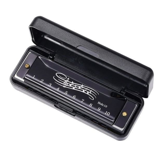 Beginner Harmonica – 10 Hole Musical Instrument for Learning And Play, Portable Harmonica for Music Education, Practice And Fun Exploration