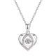 thumbnail image 1 of Collar de la mujer que late deslumbrante colgante en forma de corazón pequeño colgante de la mujer, 1 of 6