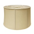 thumbnail image 1 of Cloth & Wire Slant Retro Drum Softback Lampshade with Washer Fitter, Tan, 1 of 2
