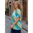 thumbnail image 3 of Roaman's Women's Plus Size Ultimate Short Sleeve Swing Tee, 3 of 6