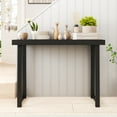 thumbnail image 3 of Ktaxon 43.3" W Console Table, Entryway Table  Modern Sofa TV Coffee Desk Couch Storage Shelves for Entrance, Hallway, Foyer, Living Room, Black, 3 of 7