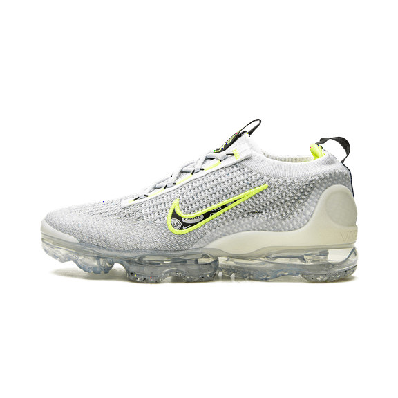NIKE MENS Air Vapormax 2021 Flyknit "'Logo Pack - Wolf Grey Volt'" DH4085 001 from Stadium Goods