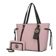 thumbnail image 5 of MKF Collection Women's Koeia Vegan Leather Tote Bag, Wristlet Wallet, and Keyring 3 Piece Set by Mia K, 5 of 7