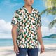 thumbnail image 3 of Balery Cactuses Camisas hawaianas de manga corta para hombre, camisas playeras de corte holgado, camisas de vacaciones con botones,X-Large, 3 of 7