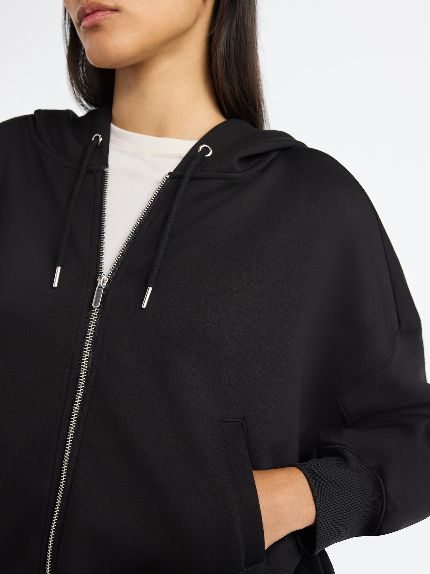 Scoop Women's and Women's Plus New Scubaknit Barrel Hoodie, Sizes XS-4X