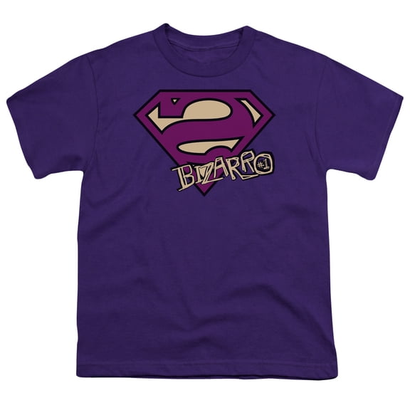 Superman - Bizarro Shield - Youth Short Sleeve Shirt - Large
