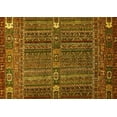 thumbnail image 1 of Ahgly Company Indoor Rectangle Abstract Yellow Modern Area Rugs, 7' x 9', 1 of 4