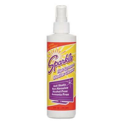 Sparkle Flat Screen & Monitor Cleaner, Pleasant Scent, 8 oz