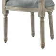 thumbnail image 6 of Rustic Manor Christianna Linen Upholstered Dining Chair, Grey, 6 of 8