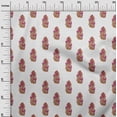 thumbnail image 3 of oneOone Rayon Fuschia Pink Fabric Block Sewing Material Print Fabric By The Yard 56 Inch Wide-B1, 3 of 5