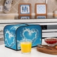 thumbnail image 5 of KLL Heart Shaped Cloud Print 2 Slice Toaster Dust Covers Kitchen Small Appliance Cover with 2 Pockets,Can hold Jam Spreader Knife & Toaster Tongs (11.4 x 7.9 x 7.5), 5 of 6