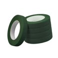 thumbnail image 1 of Cinta floral DIY, 5 rollos, tela premium para envolver flores, suministros para manualidades y arreglos florales. Verde oscuro, 1 of 9