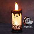 thumbnail image 1 of Luces de vela de terror para Halloween, luz de vela electrónica LED aterradora, accesorios de decoración para interiores, fiesta, hogar, decoración de Casa Encantada, 1 of 4