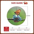 thumbnail image 2 of Fotbe Butterfly Landing On Head Dumpy Frog Pattern Christmas Tree Skirt, Tree Skirts Plush Christmas Decorations, Christmas Tree Skirts Xmas Decorations Holiday Party Decor-30", 2 of 6