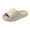 Khaki, variant on IUJSOY Cloud Slides for Women Pillow Slippers Chunky Slip on Shoes Quick Drying Bathroom Sandals