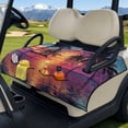 thumbnail image 3 of Yuyamidu Coconut Tree Golf Cart Seat Covers with Pockets Seaside Golf Cart Seat Towel Blanket Soft Travel Sports Golf Cart Seat Cover for Most 2-Seats Club Cars Carts Accessories, 3 of 8