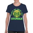 thumbnail image 2 of Lets Get Ready to Stumble Funny St. Patricks Day Beer Design Women's T-shirt, 2 of 3