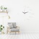 thumbnail image 3 of Reloj de pared 3D DIY Acrílico Espejo Pegatinas Dormitorio Cuarzo Aguja (Plata) Likrtyny Para estrenar, 3 of 9