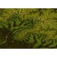 thumbnail image 1 of Ahgly Company Tapis d'Intérieur Rectangulaire Transitionnel Vert Olive Lavable à la Machine, 7 Pieds x 10 Pieds, 1 of 7