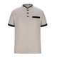 thumbnail image 3 of Playeras Elvqul de Hombre Cao Mayor Algodón sin Estampado Manga Corta Elástica Cuello Mao Botones, 3 of 5