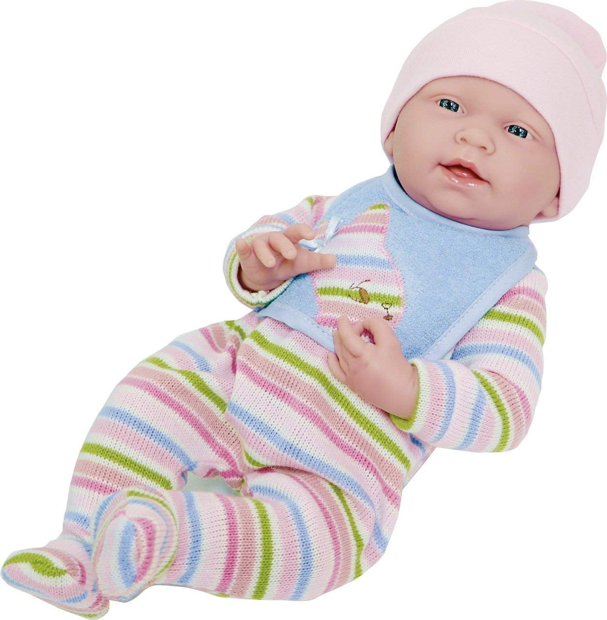 BERENGUER 18500 LA NEWBORN 14" REAL BOY-FIRST DAY-Baby Doll NEW Blue BNIB 