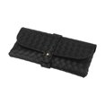 thumbnail image 4 of Runquan 2xEyeglass Case, Glasses Pouch Case PU Leather Spectacle Case Portable Handbag Storage Bag Eyeglass Pouch Eyewear Case with Button , Black, 4 Pcs, 4 of 8