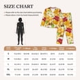 thumbnail image 6 of Disketp Pajamas Set Long Sleeve Sleepwear Womens Button Down Nightwear Pj Sets-Bees Honeycomb, 6 of 9