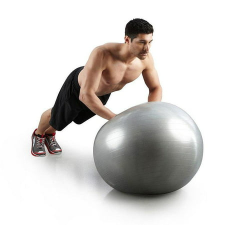 Ktaxon 65 cm Exercise Fitness Anti Burst Yoga Ball with Air Pump, for Medicine, Stability, Balance, Pilates Training, Home Gym