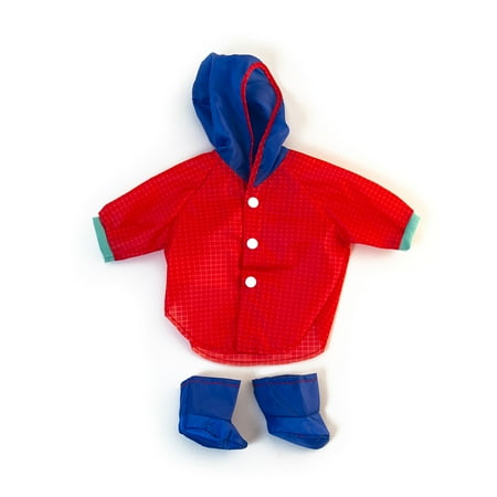 UPC: 8413082315566 | Miniland Educational Doll Clothes Rain Coat & Boots